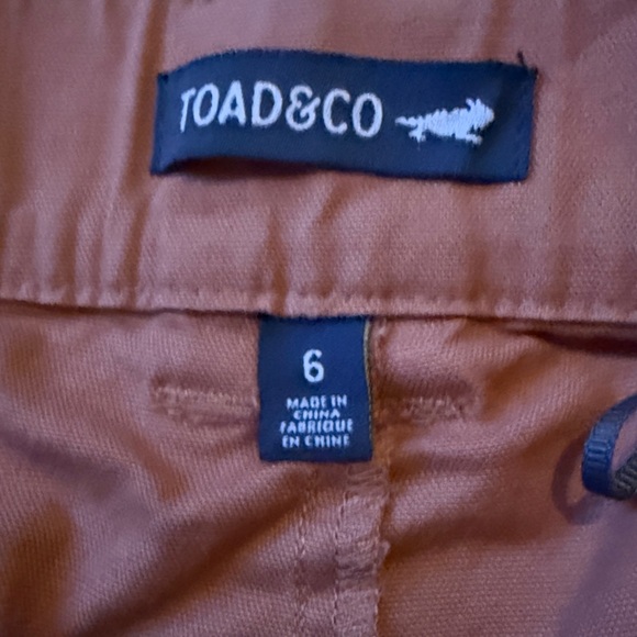 Peach/brown Earthworks wide leg pants. - Picture 2 of 4